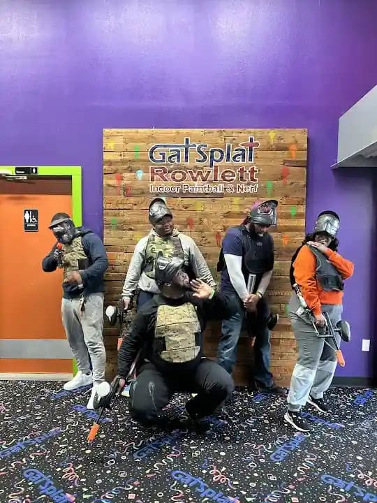 Interior view of GatSplat Indoor Paintball and Birthday Parties, Rowlett paintball facility in Dallas