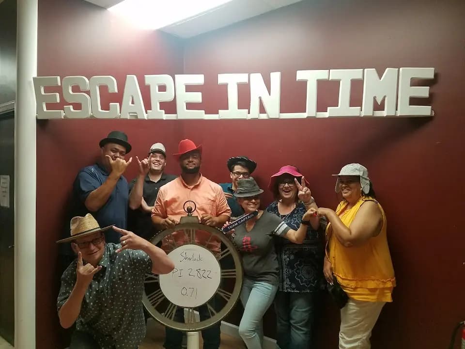 Interior view of Escape In Time escape rooms facility in Houston