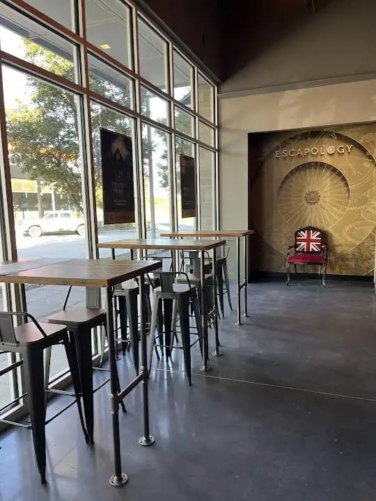 Interior view of Escapology Escape Rooms Woodlands escape rooms facility in Houston