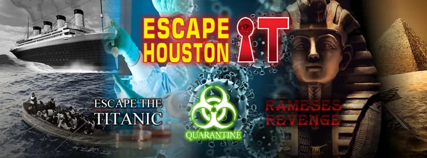 Interior view of Escape It Houston escape rooms facility in Houston