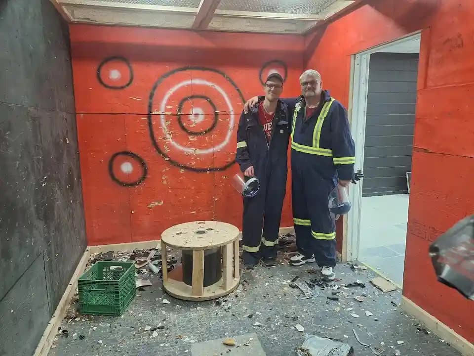rage rooms experience at Wreck-It Room Canada Inc. located in Toronto