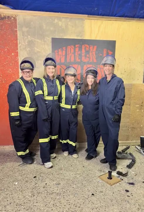 Interior view of Wreck-It Room Canada Inc. rage rooms facility in Toronto