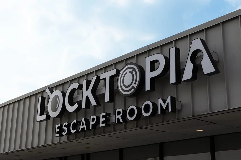Interior view of Locktopia Escape Room Houston escape rooms facility in Houston