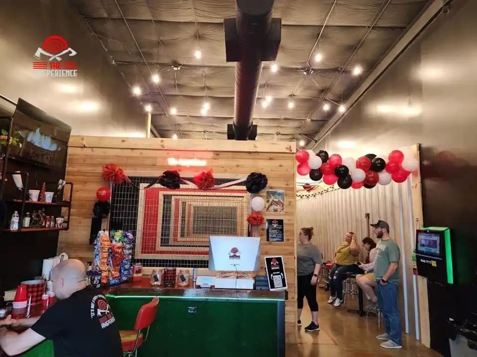 axe throwing experience at The Axeperience located in Houston