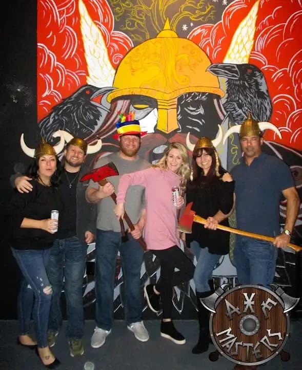 axe throwing experience at Axe Masters Texas located in Houston