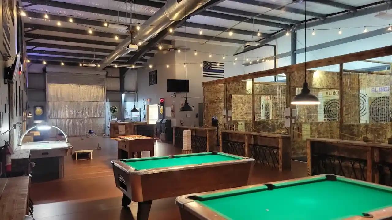 Slinging Axes - Popular axe throwing destination in Houston