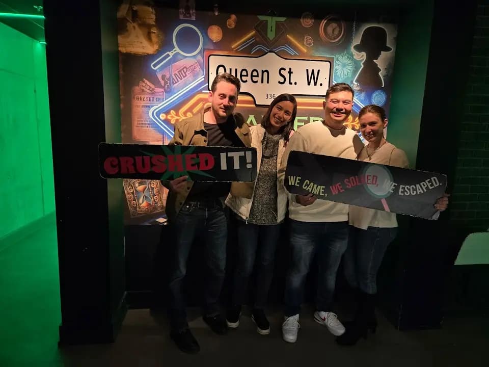 Interior view of Trapped Escape Rooms & Lounge Toronto escape rooms facility in Toronto