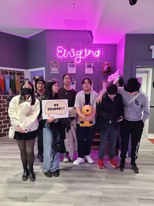Interior view of Enigma Escape Room escape rooms facility in Toronto
