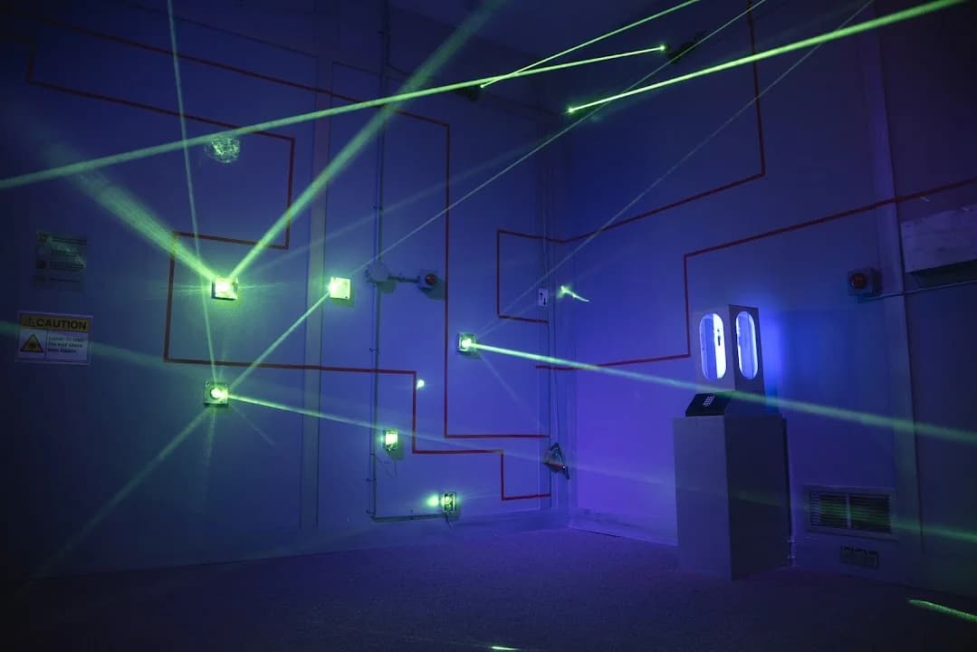 Interior view of Looking Glass Adventures escape rooms facility in Toronto