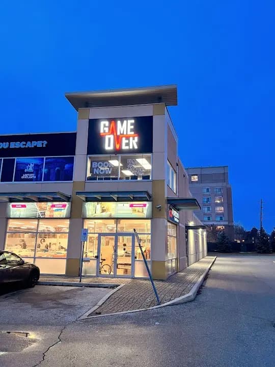 escape rooms experience at GAME OVER Escape Rooms Mississauga located in Toronto