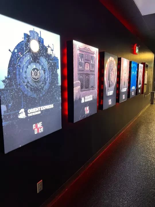 Interior view of GAME OVER Escape Rooms Mississauga escape rooms facility in Toronto