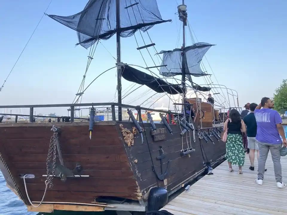 Interior view of Escape The Ghost Ship escape rooms facility in Toronto