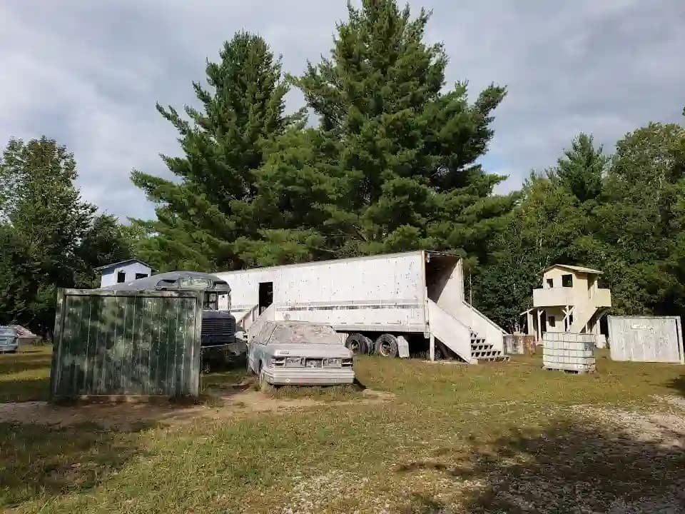 Interior view of Georgina Paintball paintball facility in Toronto
