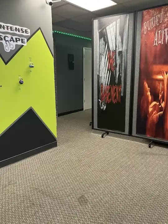 Interior view of Intense Escape Tampa-Brandon escape rooms facility in Tampa