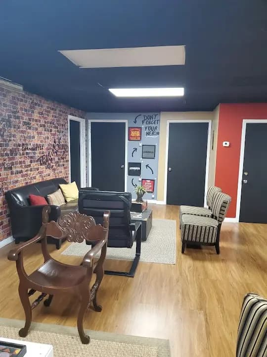 Interior view of Can You Escape? escape rooms facility in Tampa