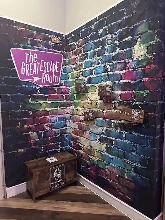 Interior view of The Great Escape Room St Pete escape rooms facility in Tampa