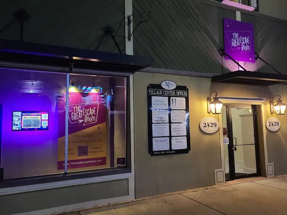 escape rooms experience at The Great Escape Room St Pete located in Tampa