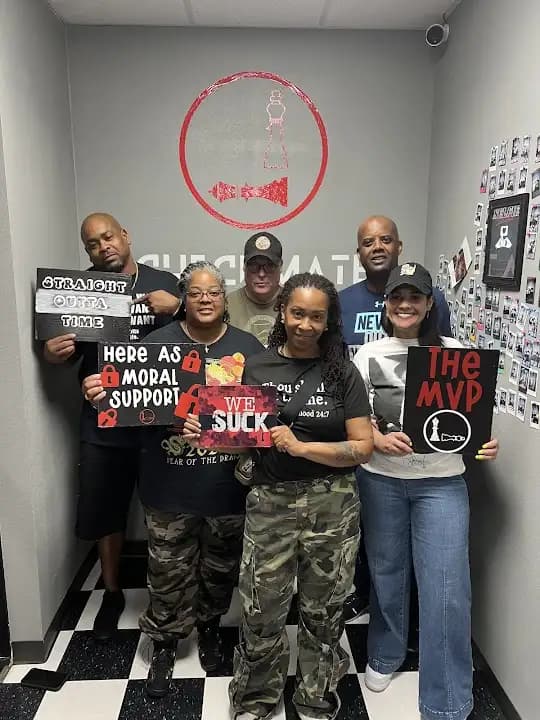 Interior view of Checkmate Escape Rooms escape rooms facility in Tampa