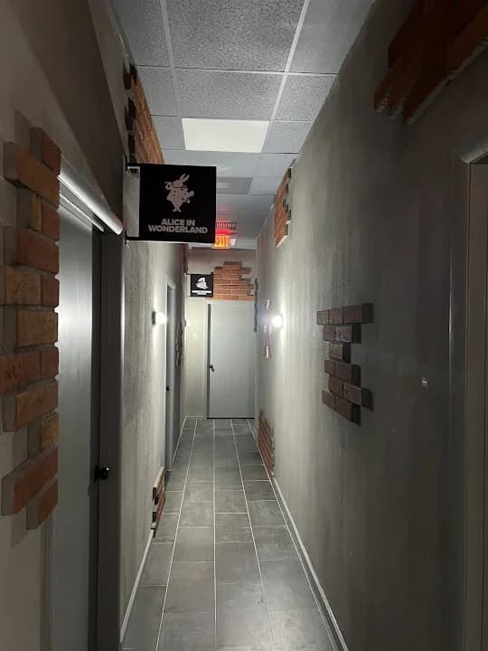 Interior view of Game Over Escape Rooms escape rooms facility in Tampa