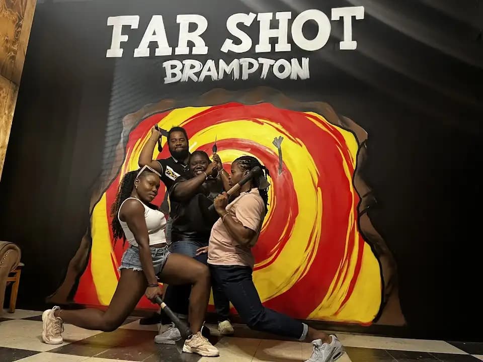 Far Shot Brampton - Axe Throwing, Knife and Archery - axe throwing in Toronto - Top rated