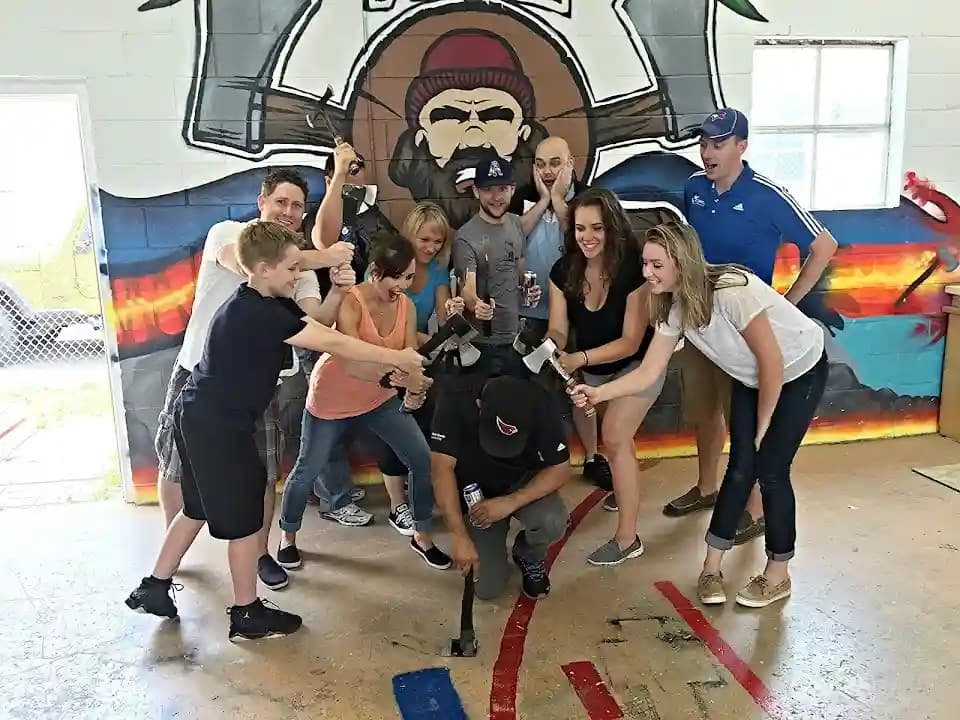 axe throwing experience at Bad Axe Throwing Burlington located in Toronto