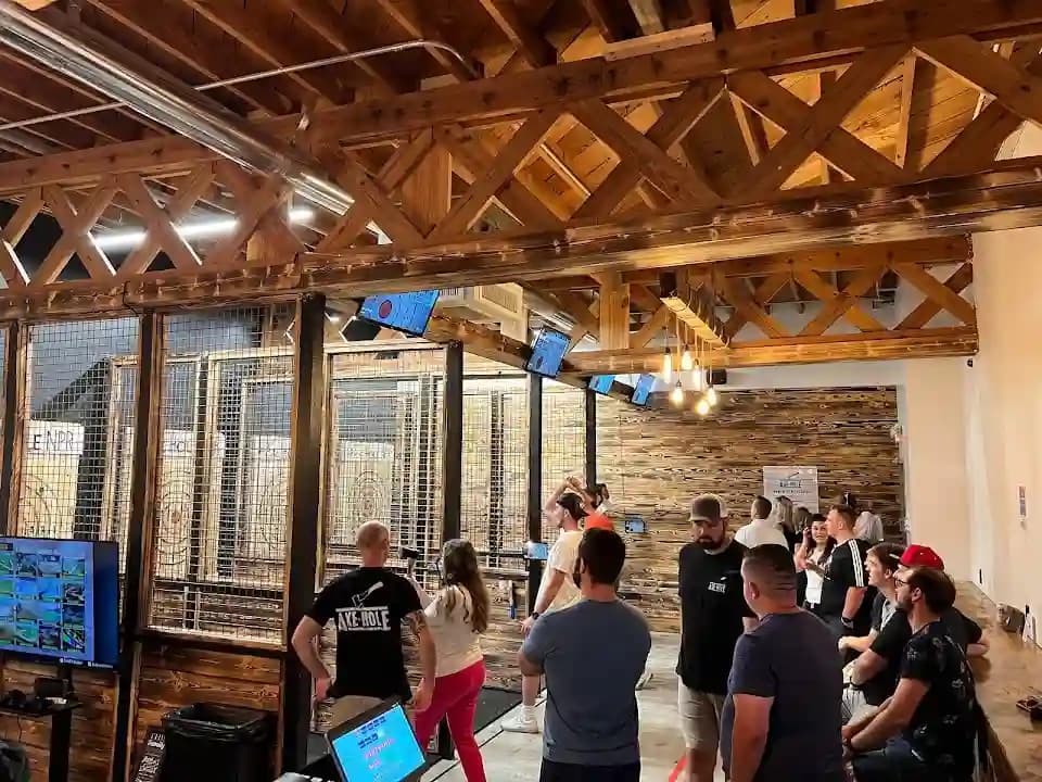 Axe Hole NPR - Popular axe throwing destination in Tampa