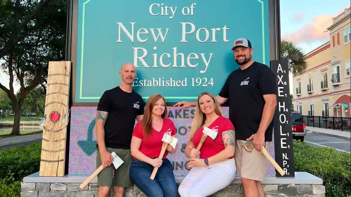 Photo of Axe Hole NPR axe throwing activities in Tampa