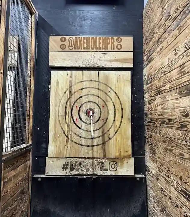 axe throwing experience at Axe Hole NPR located in Tampa