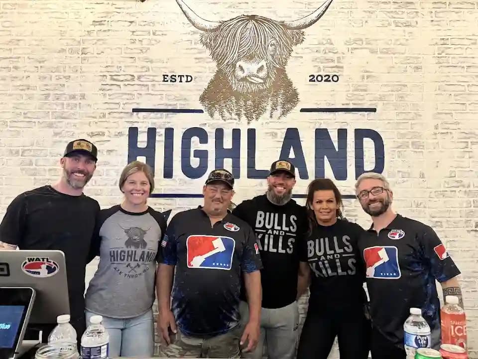 axe throwing experience at Highland Axe Throwing located in Tampa