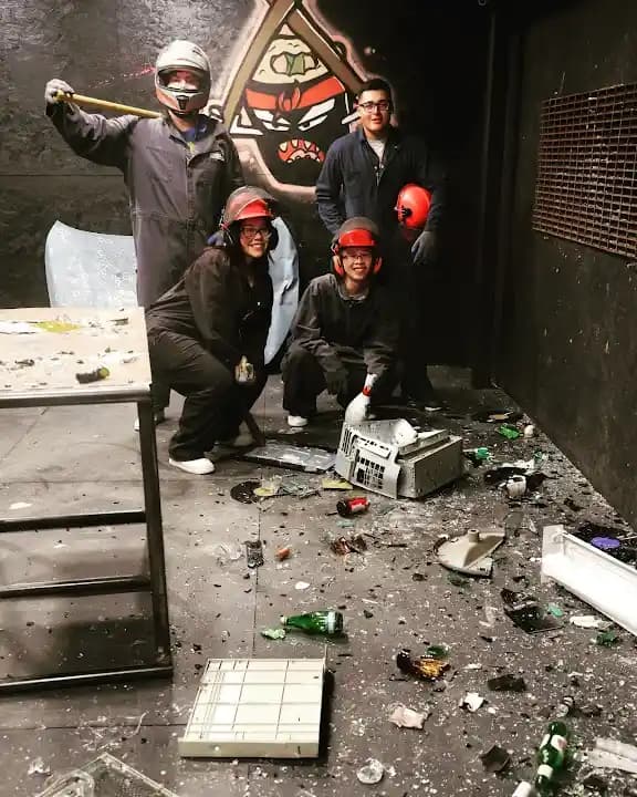 rage rooms experience at Unchartered Adventures San Antonio located in San Antonio