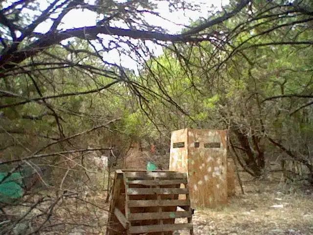 Interior view of Lost Paintball paintball facility in Austin