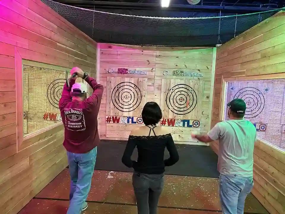 Photo of Class Axe Throwing axe throwing activities in Austin