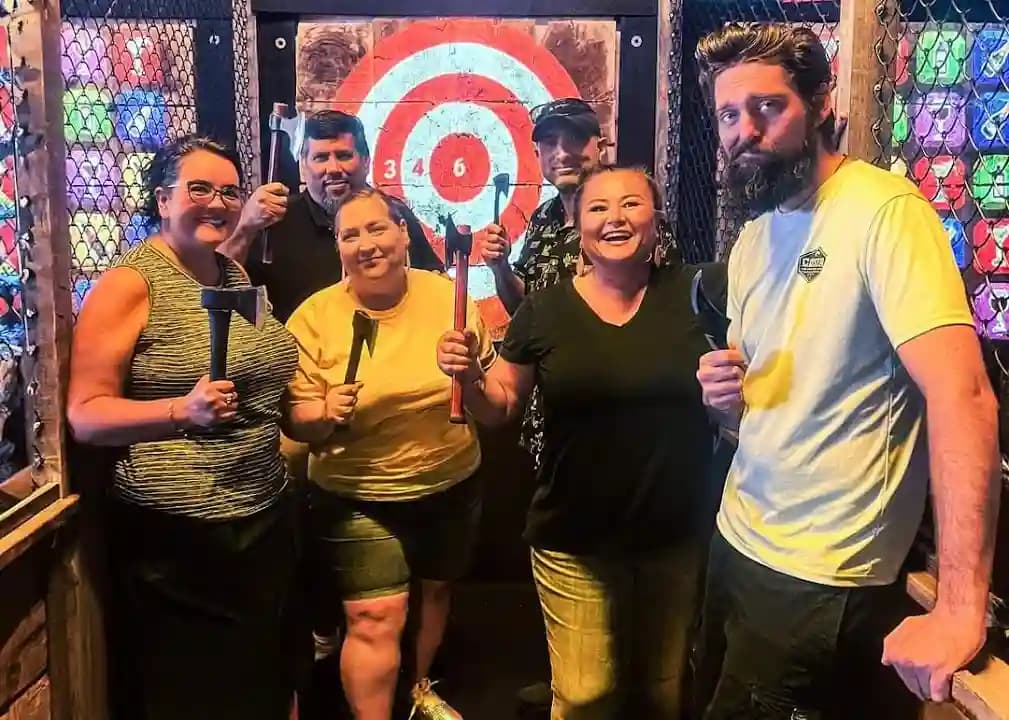 The Axe Force - Axe Throwing Austin - Popular axe throwing destination in Austin