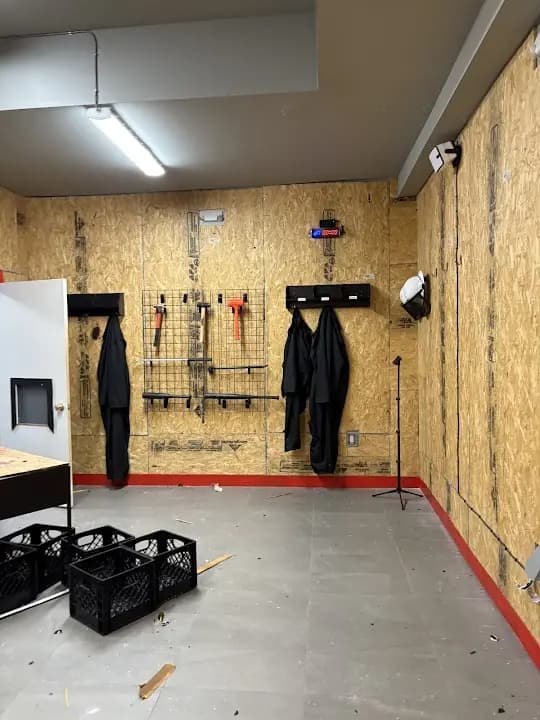 Interior view of Xcape & Rage San Diego rage rooms facility in San Diego