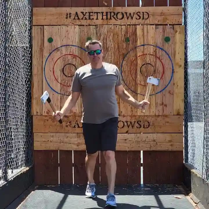 Photo of Axe Throw San Diego axe throwing activities in San Diego