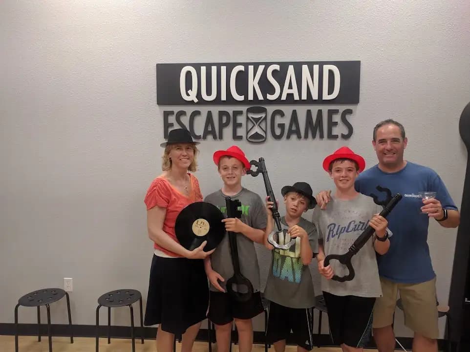 Interior view of Quicksand Escape Games escape rooms facility in San Diego