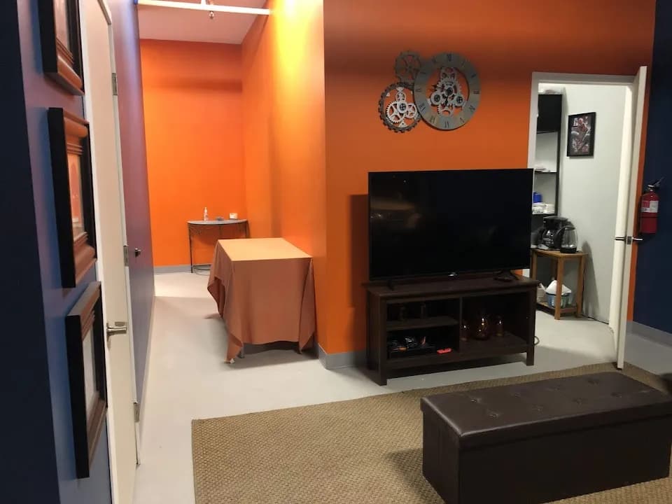 Interior view of Top Tier Escape Rooms escape rooms facility in San Diego