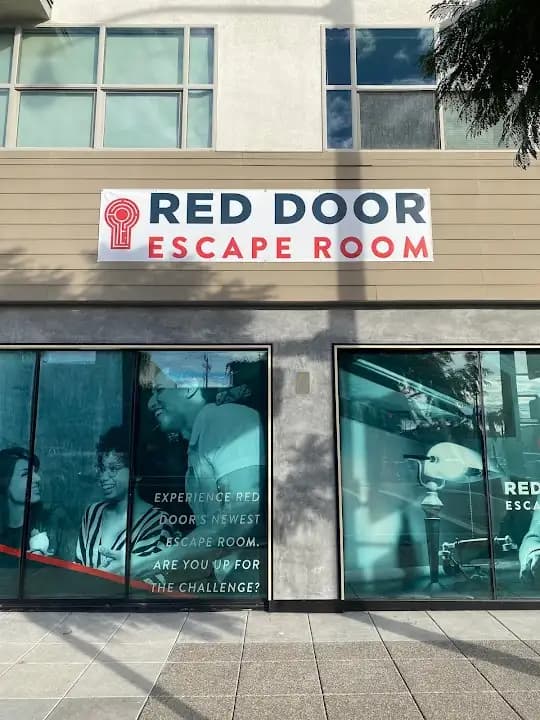 Interior view of Red Door Escape Room escape rooms facility in San Diego
