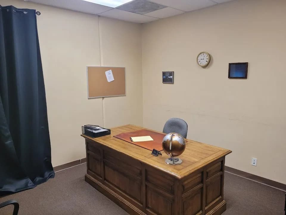 Interior view of The Forsaken Archives Escape Rooms escape rooms facility in San Diego