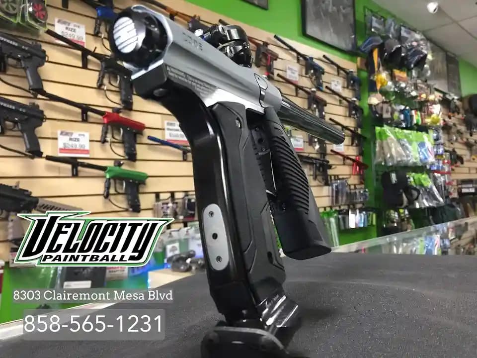 paintball experience at Velocity Paintball Retail Store located in San Diego