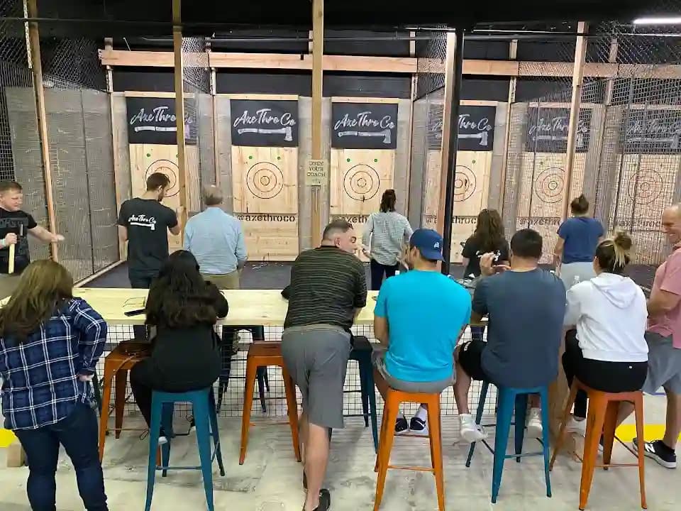 Photo of Axe Thro Co axe throwing activities in San Diego