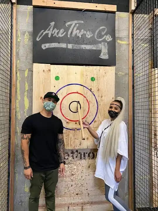 axe throwing experience at Axe Thro Co located in San Diego