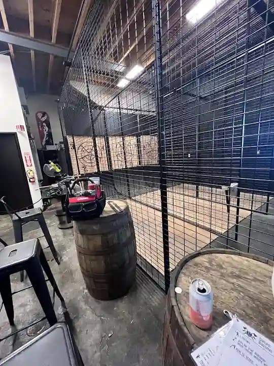 axe throwing experience at Celtic Axe Throwing @ Thorn Brewery located in San Diego