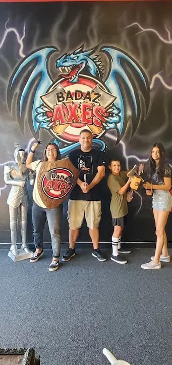 Interior view of AXESCAPE | AXE THROWING axe throwing facility in Phoenix