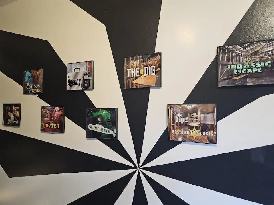 Interior view of Escape the Room AZ escape rooms facility in Phoenix