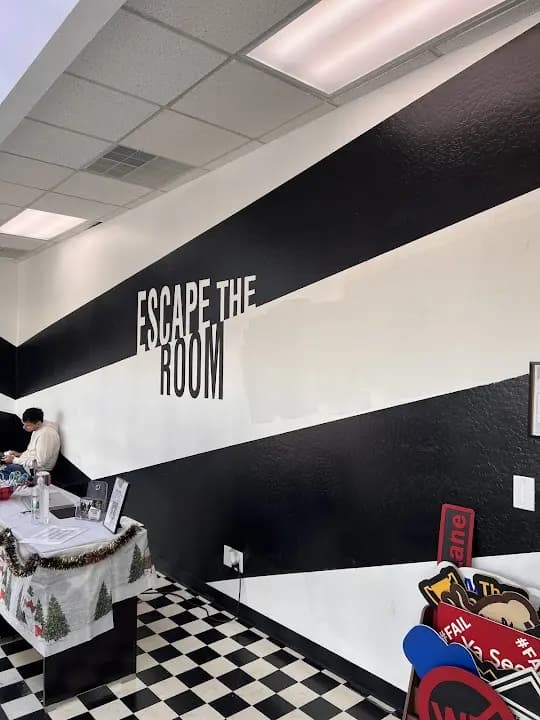 Interior view of Escape The Room AZ escape rooms facility in Phoenix