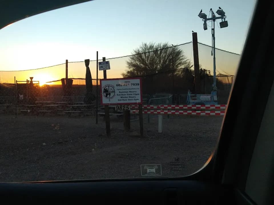 Interior view of Fightertown Paintball Park paintball facility in Phoenix