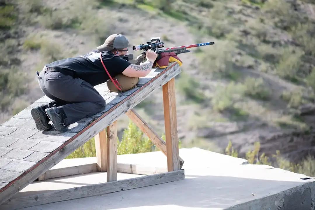 Interior view of Cowtown Range shooting ranges facility in Phoenix