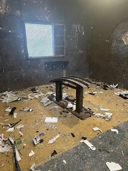 Interior view of Total Rage ATL rage rooms facility in Atlanta