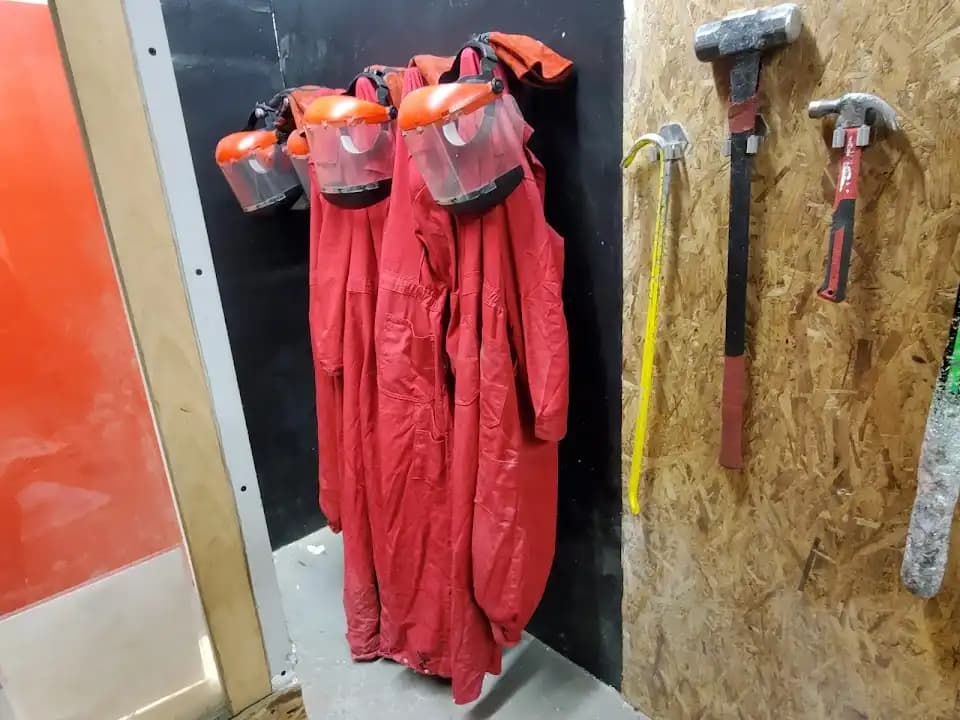 Interior view of REKT Inc. Newnan (Rage Rooms) rage rooms facility in Atlanta